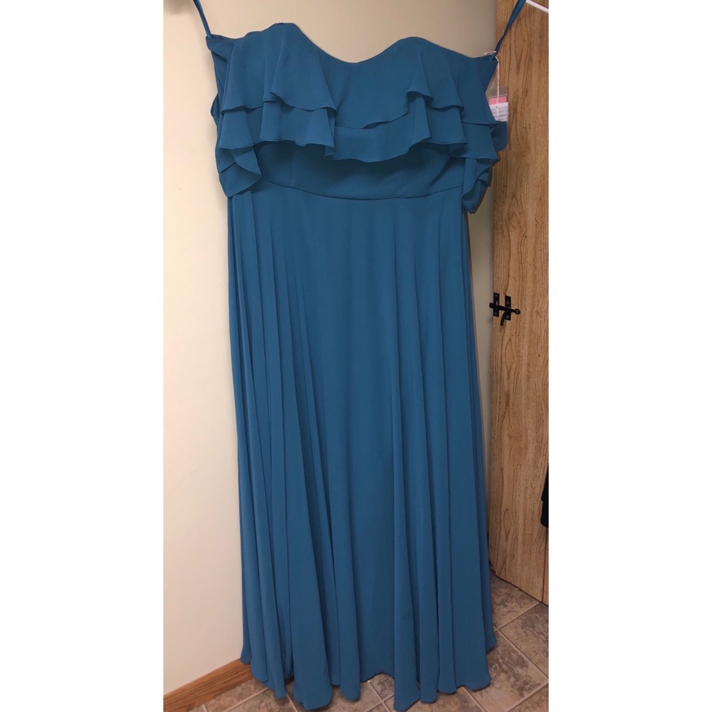 Kennedy Blue Allison Bridesmaid Dress in Teal
